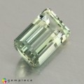 Natural Tourmaline 2.50 Carats Baby Green Emerald Cut 11x6 mm Loose Gemstone - Image 1
