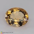 Natural Beryl 9.13 Carats Imperial Orange Oval 15x13 mm Loose Gemstone - Image 1