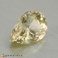 Natural Grossular garnet 2.40 Carats Light Pastel Yellow Pear 9x7 mm Loose Gemstone - Image 2
