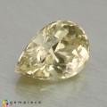Natural Grossular garnet 2.40 Carats Light Pastel Yellow Pear 9x7 mm Loose Gemstone - Image 5