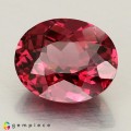 Natural Rhodolite garnet 5.05 Carats Purplish Pink Oval 11x9 mm Loose Gemstone - Image 3