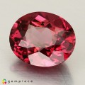 Natural Rhodolite garnet 5.05 Carats Purplish Pink Oval 11x9 mm Loose Gemstone - Image 4