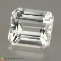 Natural Montebrasite 1.77 Carats White Emerald Cut 8x7 mm Loose Gemstone - Image 2