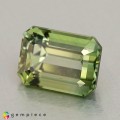 Natural Tourmaline 2.29 Carats Pastel Green Emerald Cut 8x6 mm Loose Gemstone - Image 2