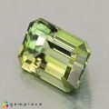 Natural Tourmaline 2.29 Carats Pastel Green Emerald Cut 8x6 mm Loose Gemstone - Image 3