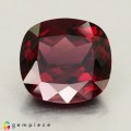 Natural Rhodolite garnet 4.90 Carats Pinkish Red Antique Cushion 10x9 mm Loose Gemstone - Image 1