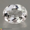 Natural Beryl 2.84 Carats White Oval 10x8 mm Loose Gemstone - Image 1