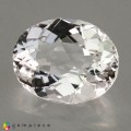 Natural Beryl 2.84 Carats White Oval 10x8 mm Loose Gemstone - Image 2