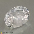 Natural Scapolite 2.83 Carats White Oval 10x7 mm Loose Gemstone - Image 3