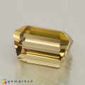 Natural Tourmaline 2.61 Carats Honey Yellow Emerald Cut 8x7 mm Loose Gemstone - Image 4