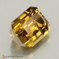 Natural Tourmaline 2.61 Carats Honey Yellow Emerald Cut 8x7 mm Loose Gemstone - Image 6