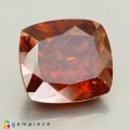 Natural Sphalerite 19.89 Carats Orange Cushion 15x14 mm Loose Gemstone - Image 3