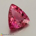 Natural Rubellite 3.91 Carats Purplish Pink Trilliant  11x11 mm Loose Gemstone - Image 6