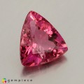 Natural Rubellite 3.91 Carats Purplish Pink Trilliant  11x11 mm Loose Gemstone - Image 7