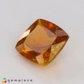 Natural Clinohumite 5.88 Carats Orange Cushion 12x11 mm Loose Gemstone - Image 4