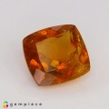 Natural Clinohumite 5.88 Carats Orange Cushion 12x11 mm Loose Gemstone - Image 2