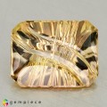 Natural Tourmaline 4.41 Carats Honey Yellow Fancy  12x9 mm Loose Gemstone - Image 1