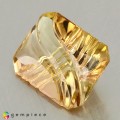 Natural Tourmaline 4.41 Carats Honey Yellow Fancy  12x9 mm Loose Gemstone - Image 3