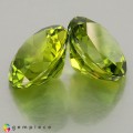 Natural Peridot 10.98 Carats Green Round 11x7 mm Loose Gemstone - Image 4