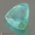 Natural Peru opal 2.09 Carats Paraiba Blue Green Trilliant  10x10 mm Loose Gemstone - Image 6