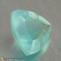 Natural Peru opal 2.09 Carats Paraiba Blue Green Trilliant  10x10 mm Loose Gemstone - Image 7