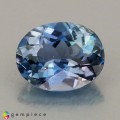Natural Apatite 1.52 Carats Sea Blue Oval 8x6 mm Loose Gemstone - Image 1