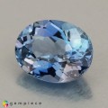 Natural Apatite 1.52 Carats Sea Blue Oval 8x6 mm Loose Gemstone - Image 3