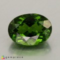 Natural Chrome Tourmaline 1.26 Carats Green Oval 8x6 mm Loose Gemstone - Image 1