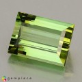 Natural Tourmaline 2.43 Carats Green Baguette 8x6 mm Loose Gemstone - Image 1