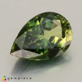 Natural Sapphire 1.78 Carats Green Pear 9x6 mm Loose Gemstone - Image 1