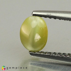 chrysoberyl cats eye  1.14cts - 6x5mm