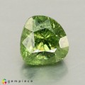 Natural Demantoid garnet 0.97 Carats Green Pear 6x6 mm Loose Gemstone - Image 1