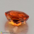 Natural Spessartite garnet 1.45 Carats Mandarin Orange Oval 7x6 mm Loose Gemstone - Image 4