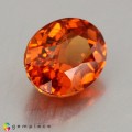 Natural Spessartite garnet 1.45 Carats Mandarin Orange Oval 7x6 mm Loose Gemstone - Image 5