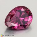 Natural Rhodolite garnet 3.71 Carats Purplish Pink Pear 11x8 mm Loose Gemstone - Image 1