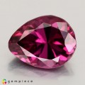 Natural Rhodolite garnet 3.71 Carats Purplish Pink Pear 11x8 mm Loose Gemstone - Image 2