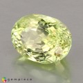 Natural Amblygonite 1.65 Carats Yellowish Green Oval 8x6 mm Loose Gemstone - Image 2