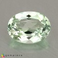 Natural Montebrasite 1.20 Carats Baby Green Oval 8x6 mm Loose Gemstone - Image 1