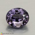 Natural Spinel 1.62 Carats Purple Oval 7x6 mm Loose Gemstone - Image 1