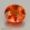 spessartite garnet  2.08cts - 8x7mm
