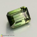 Natural Tourmaline 2.08 Carats Green Emerald 8x6 mm Loose Gemstone - Image 1