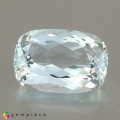Natural Aquamarine 5 Carats Sky Blue Cushion 13x9 mm Loose Gemstone - Image 3