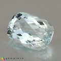 Natural Aquamarine 5 Carats Sky Blue Cushion 13x9 mm Loose Gemstone - Image 2