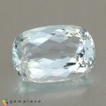 Natural Aquamarine 5 Carats Sky Blue Cushion 13x9 mm Loose Gemstone - Image 7