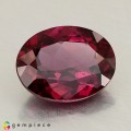 Natural Rhodolite garnet 4.11 Carats Purplish Pink Oval 11x9 mm Loose Gemstone - Image 1