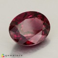 Natural Rhodolite garnet 4.11 Carats Purplish Pink Oval 11x9 mm Loose Gemstone - Image 6