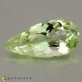 Natural Montebrasite 1.70 Carats Yellowish Green Pear 13x6 mm Loose Gemstone - Image 1