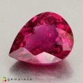 Natural Rubellite 1.62 Carats Neon Purplish Pink Pear 9x7 mm Loose Gemstone - Image 1