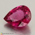 Natural Rubellite 1.62 Carats Neon Purplish Pink Pear 9x7 mm Loose Gemstone - Image 3