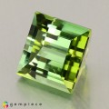 Natural Tourmaline 3.11 Carats Green Baguette 8x7 mm Loose Gemstone - Image 2